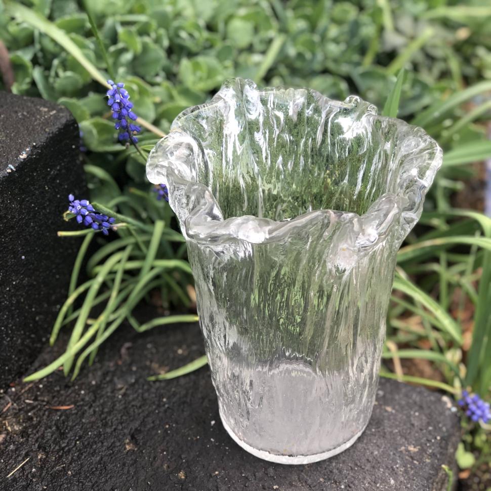 Ваза Pukeberg Швеция 21 см