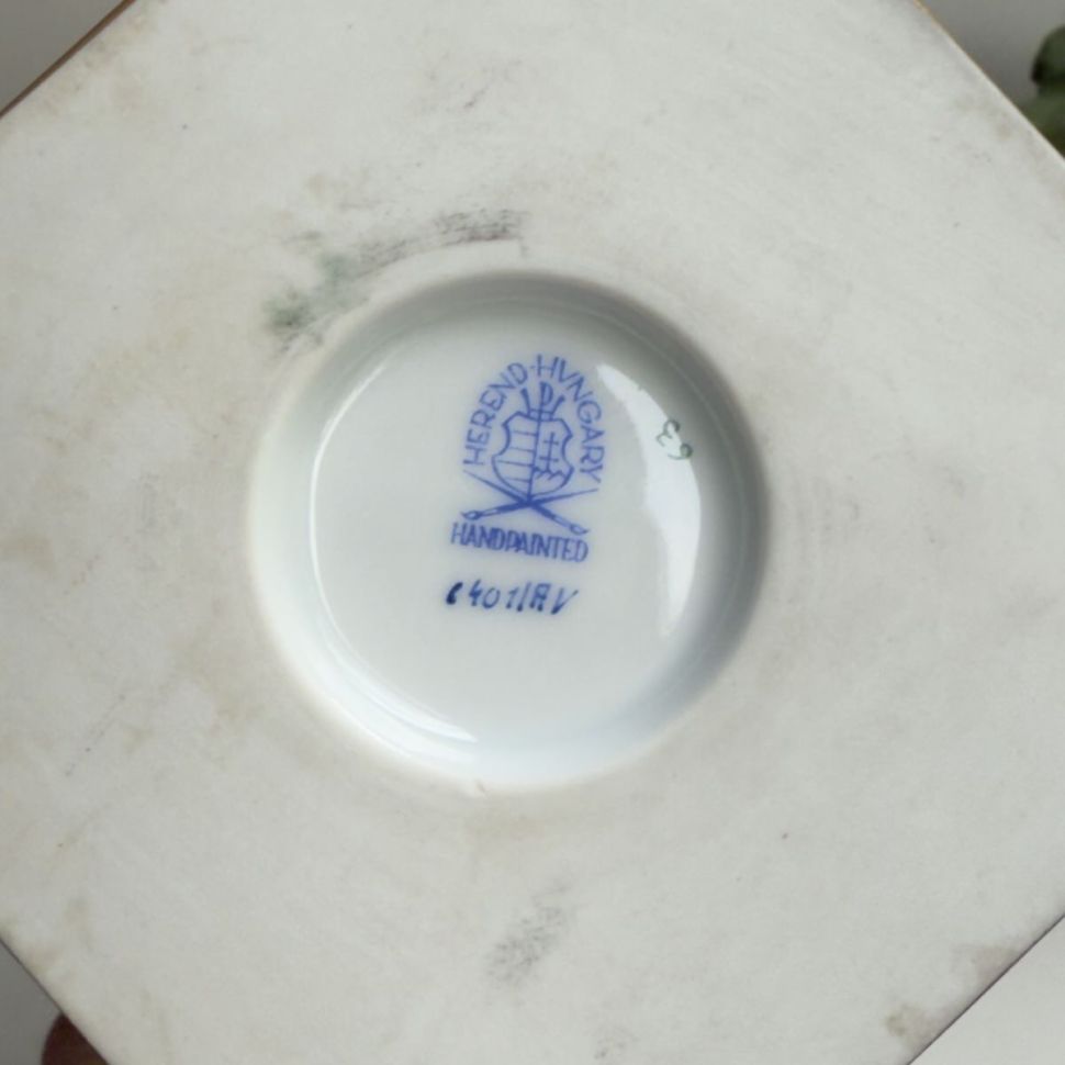 Ваза на львиных лапах Herend Apponyi Chinese Bouquet  20 см Венгрия