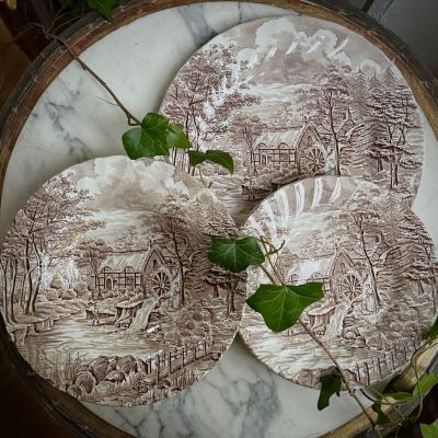 Тарелка глубокая Alfred Meakin The Mill 23 см Англия