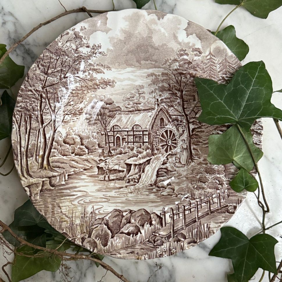 Тарелка глубокая Alfred Meakin The Mill 23 см Англия