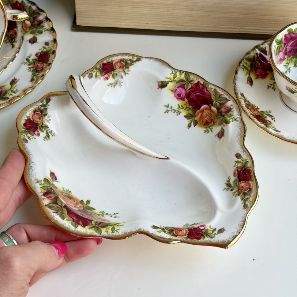 Менажница Royal Albert Old Country Rose 20 см Англия