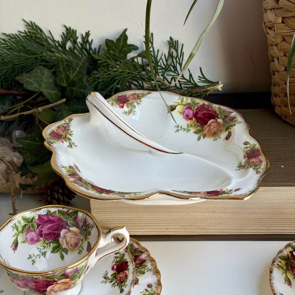 Менажница Royal Albert Old Country Rose 20 см Англия