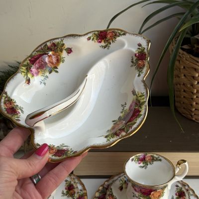 Менажница Royal Albert Old Country Rose 20 см Англия