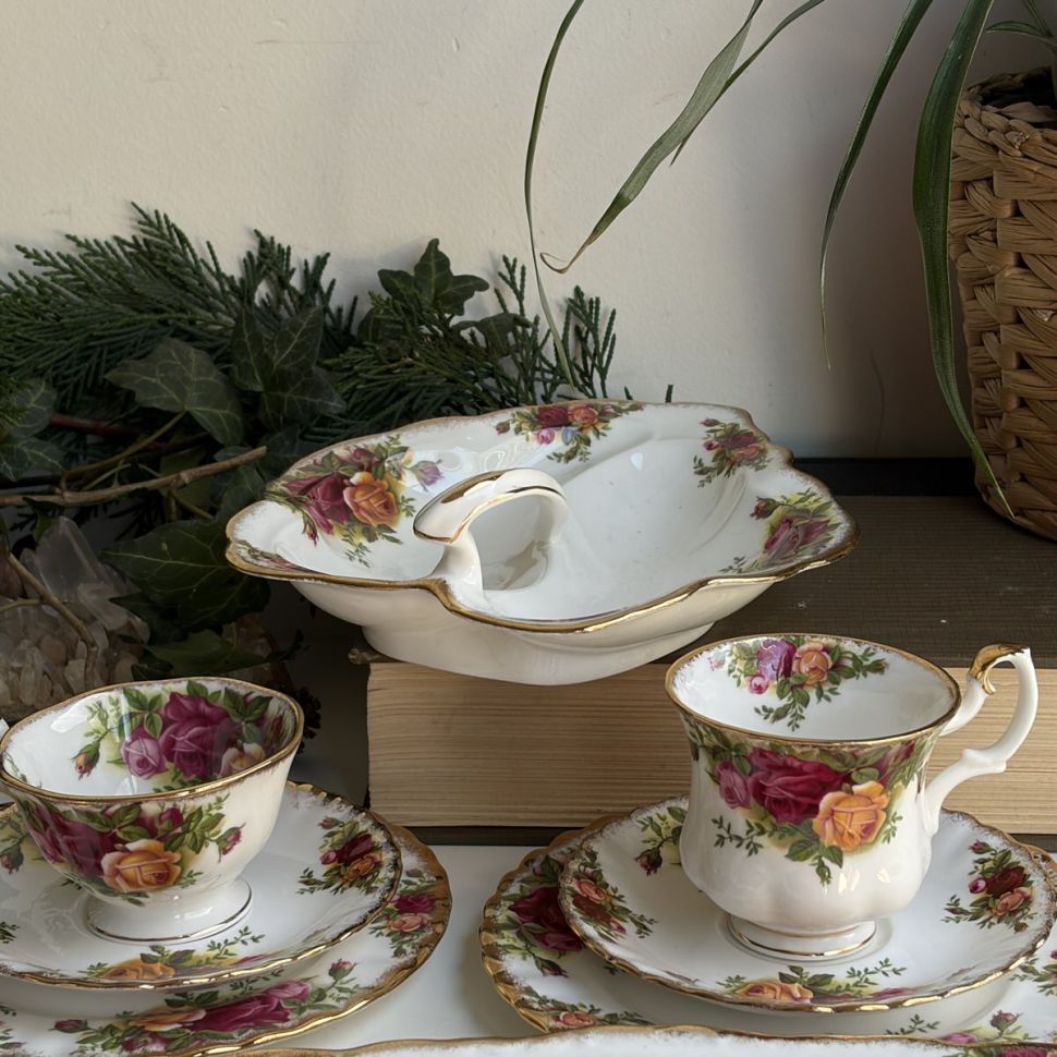 Менажница Royal Albert Old Country Rose 20 см Англия