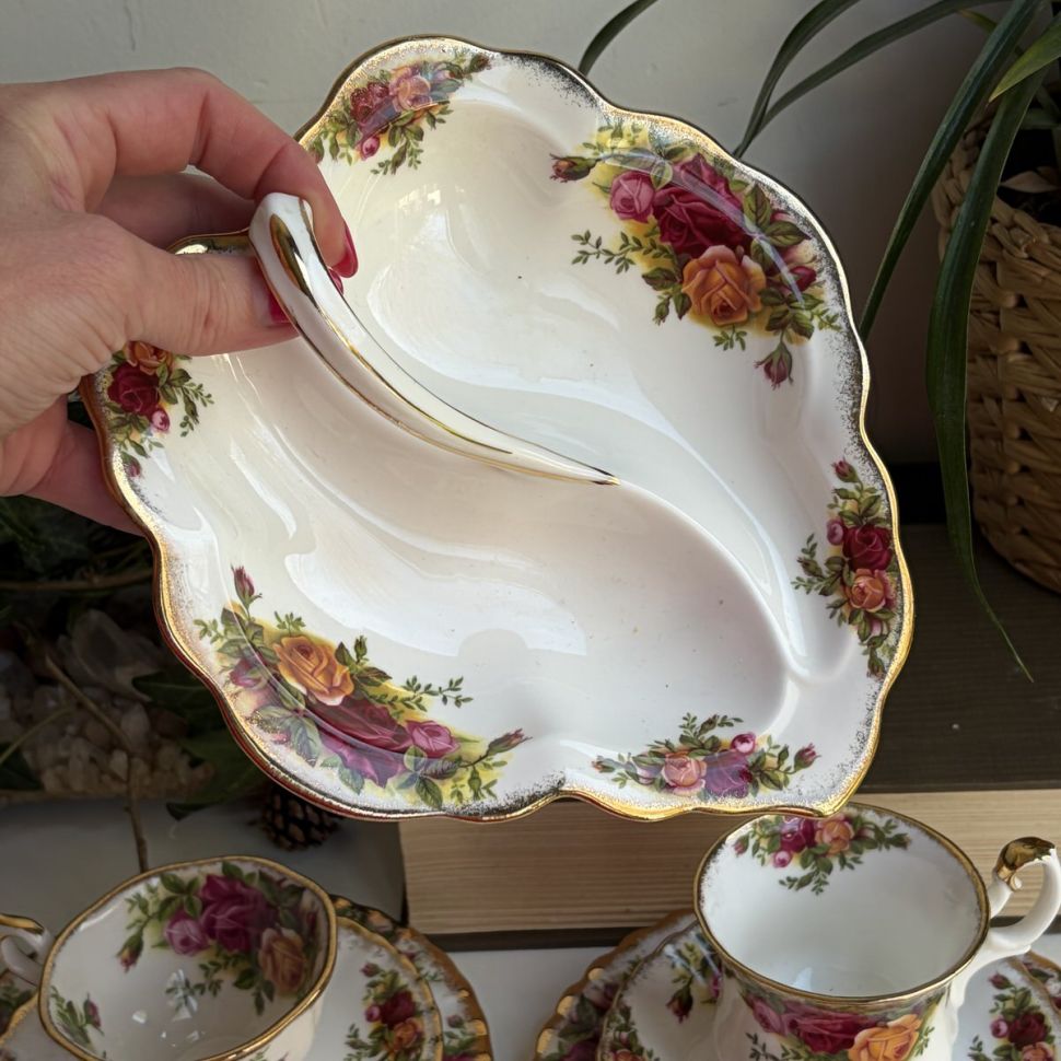 Менажница Royal Albert Old Country Rose 20 см Англия