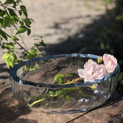 Ваза фруктовая Швеция хрусталь