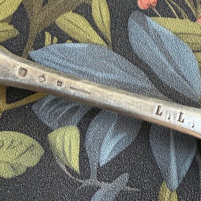 Вилка столовая 21 см серебрение Франция 19 век