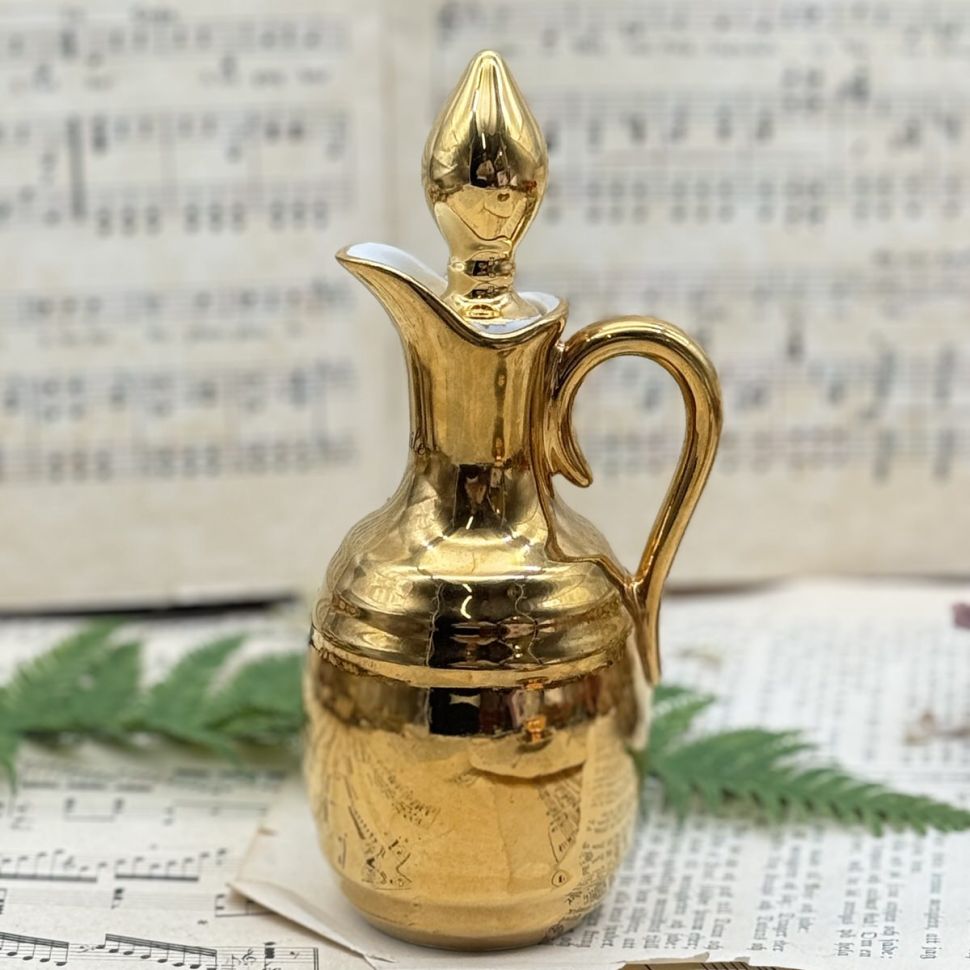 Бутылка для масла уксуса Porcelaine de Paris Франция набор 2 предмета