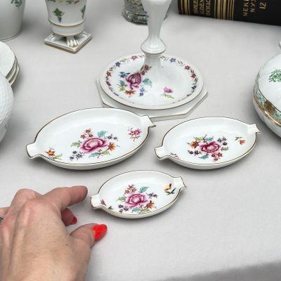 Пепельница Herend Victoria pattern 14 см фарфор Венгрия
