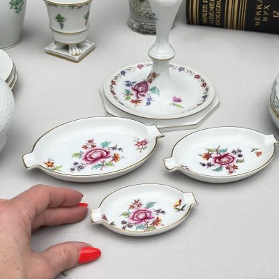 Пепельница Herend Victoria pattern 14 см фарфор Венгрия