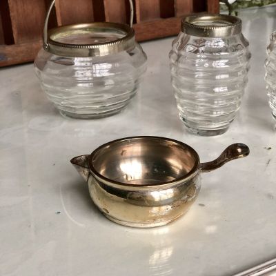 Молочник малый мельхиор