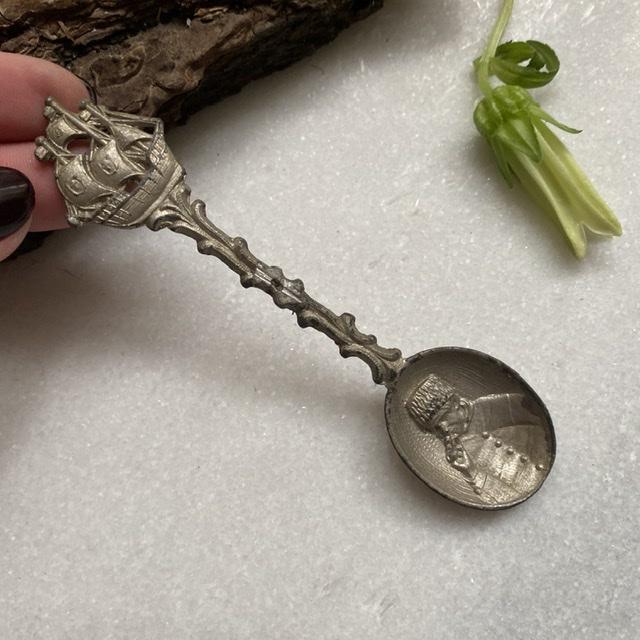 Ложка чайная Путешественник 11 см олово с покрытием