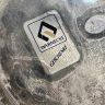 Корзинка сухарница овал на ножке 27 см мельхиор