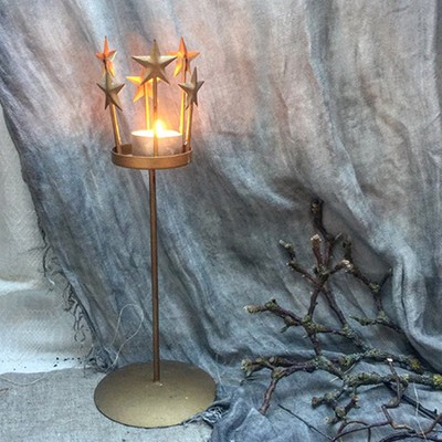 Подсвечник высокий Звезды