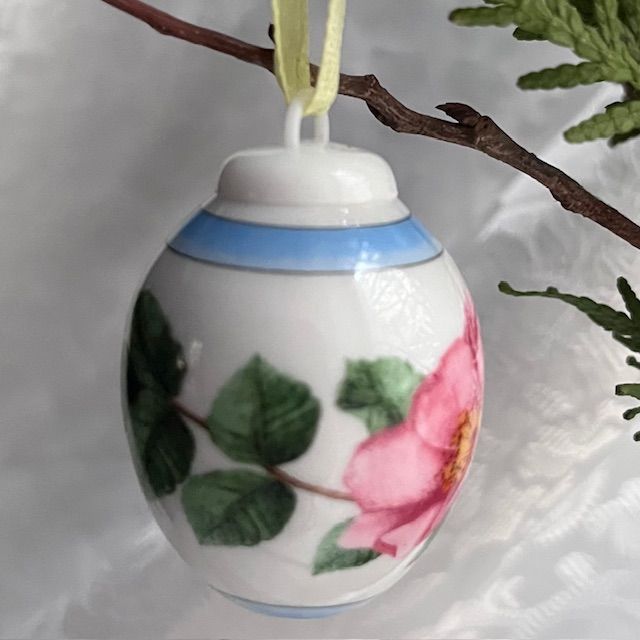 Подвес Яйцо пасхальное мини Hutschenreuther 5 см фарфор Германия