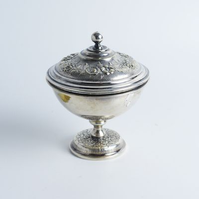 Икорница 14 см мельхиор