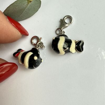 Подвеска шарм Рыбка 1,8 см в стиле Thomas Sabo 925