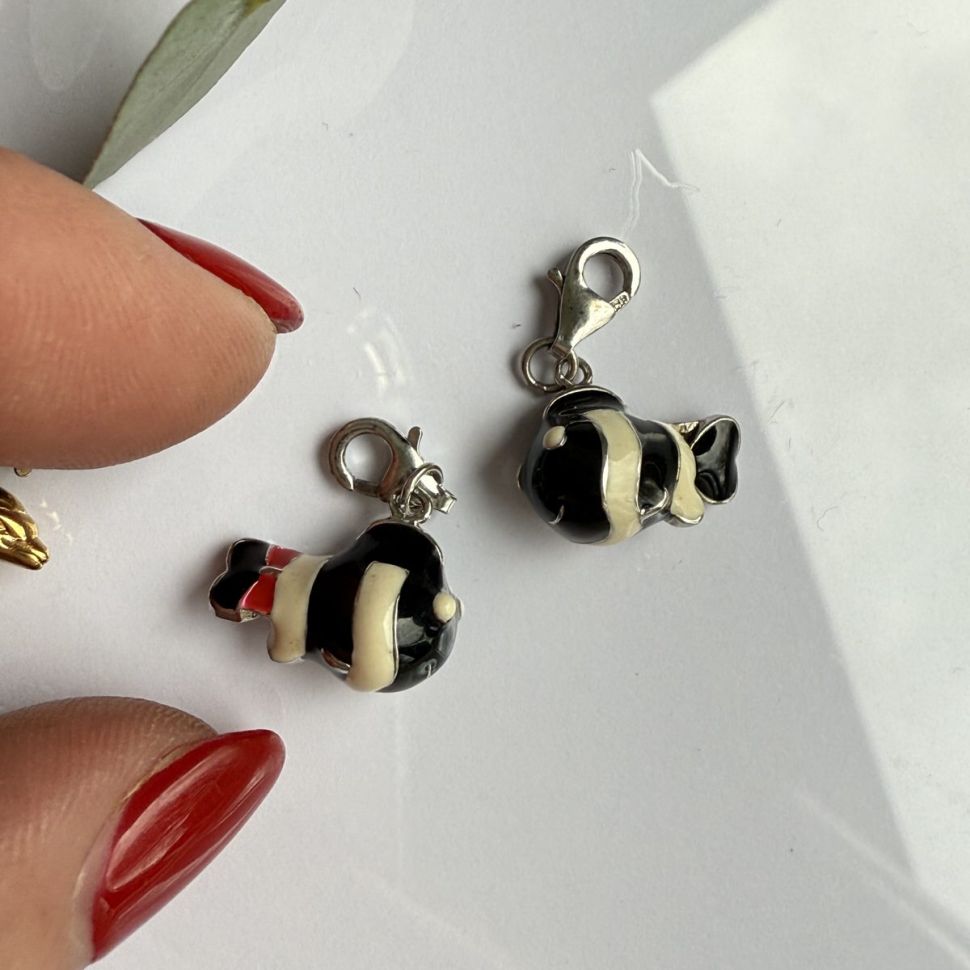 Подвеска шарм Рыбка 1,8 см в стиле Thomas Sabo 925