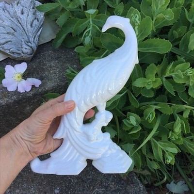 Статуэтка птица, фаянс