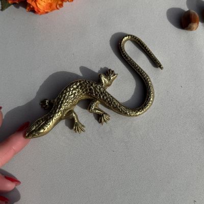 Статуэтка Ящерица 7 см бронза  