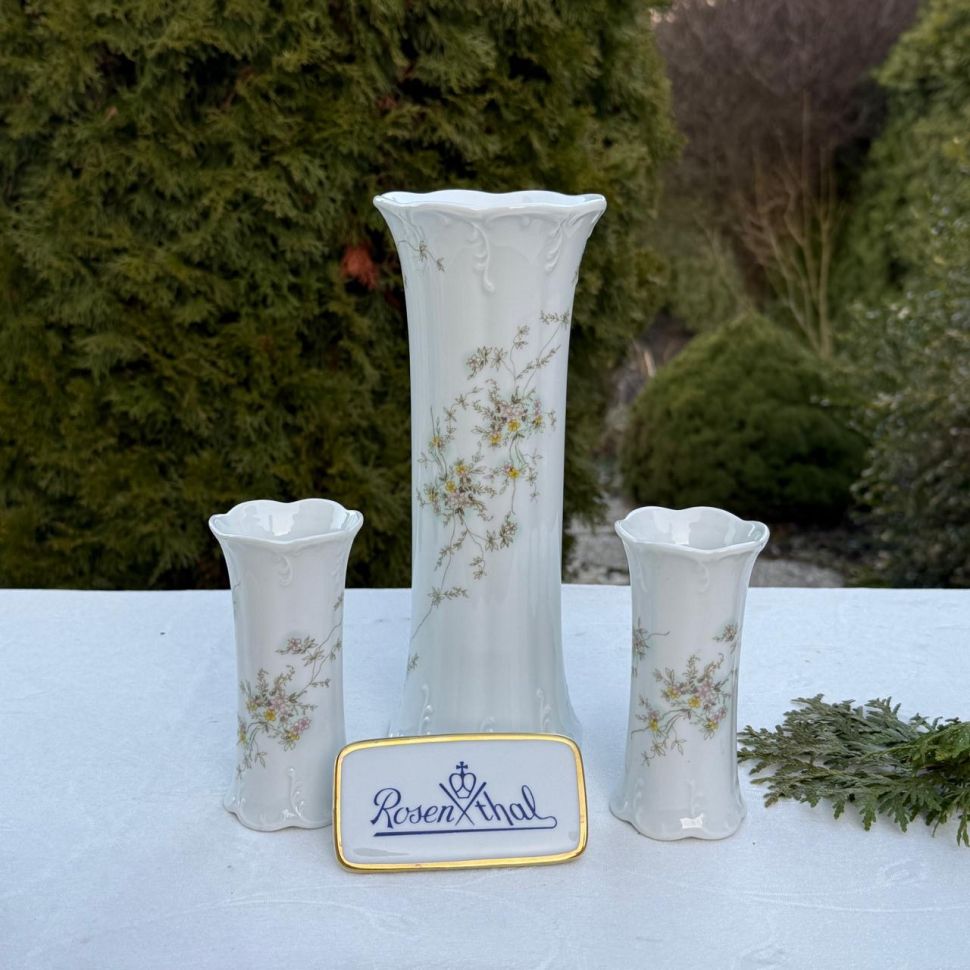 Ваза Rosenthal Monbijou Полевые цветы 12 см Германия