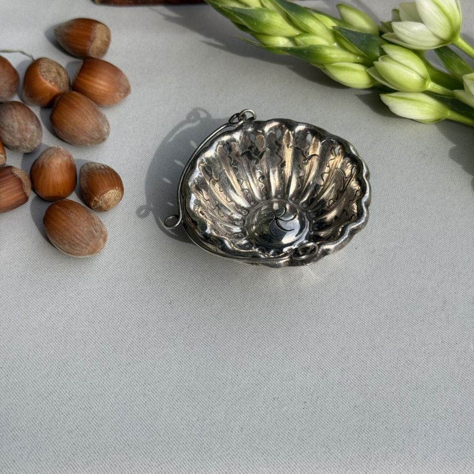 Ситечко для чая 6 см серебрение 