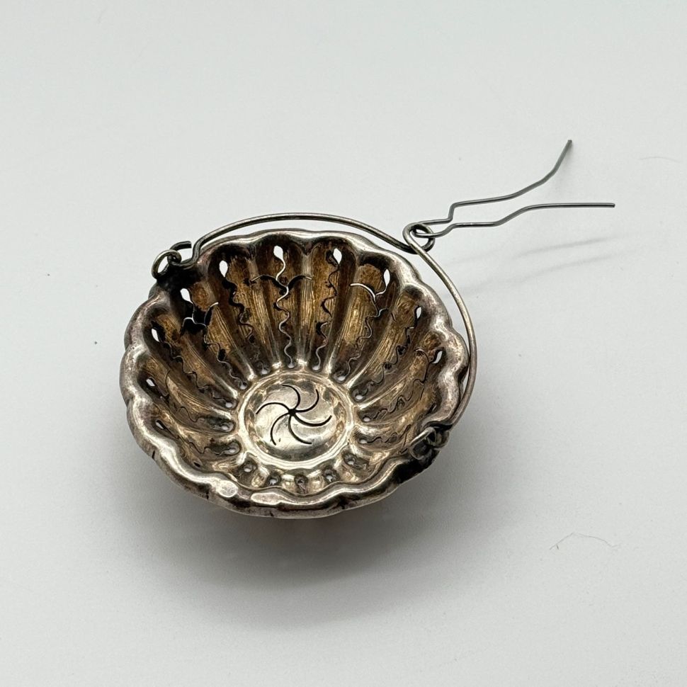 Ситечко для чая 6 см серебрение