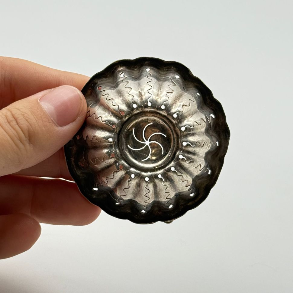 Ситечко для чая 6 см серебрение