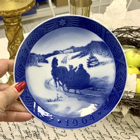 Тарелка ежегодная 1964 Royal Copenhagen Дания
