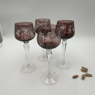 Бокал Anna Hutte коричневый 250 мл накладной хрусталь Германия дизайн 4