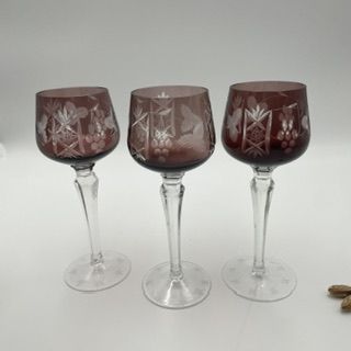 Бокал Anna Hutte коричневый 250 мл накладной хрусталь Германия дизайн 4