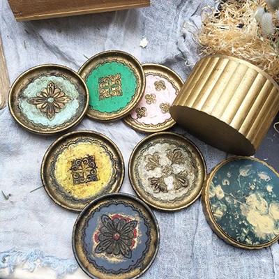 Набор флорентийских подставок под стакан, Италия