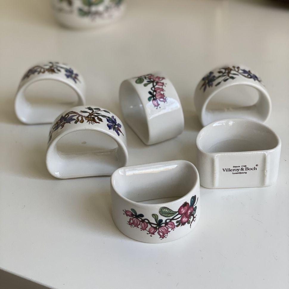 Кольцо для салфетки Botanica ВиллеройБох красный