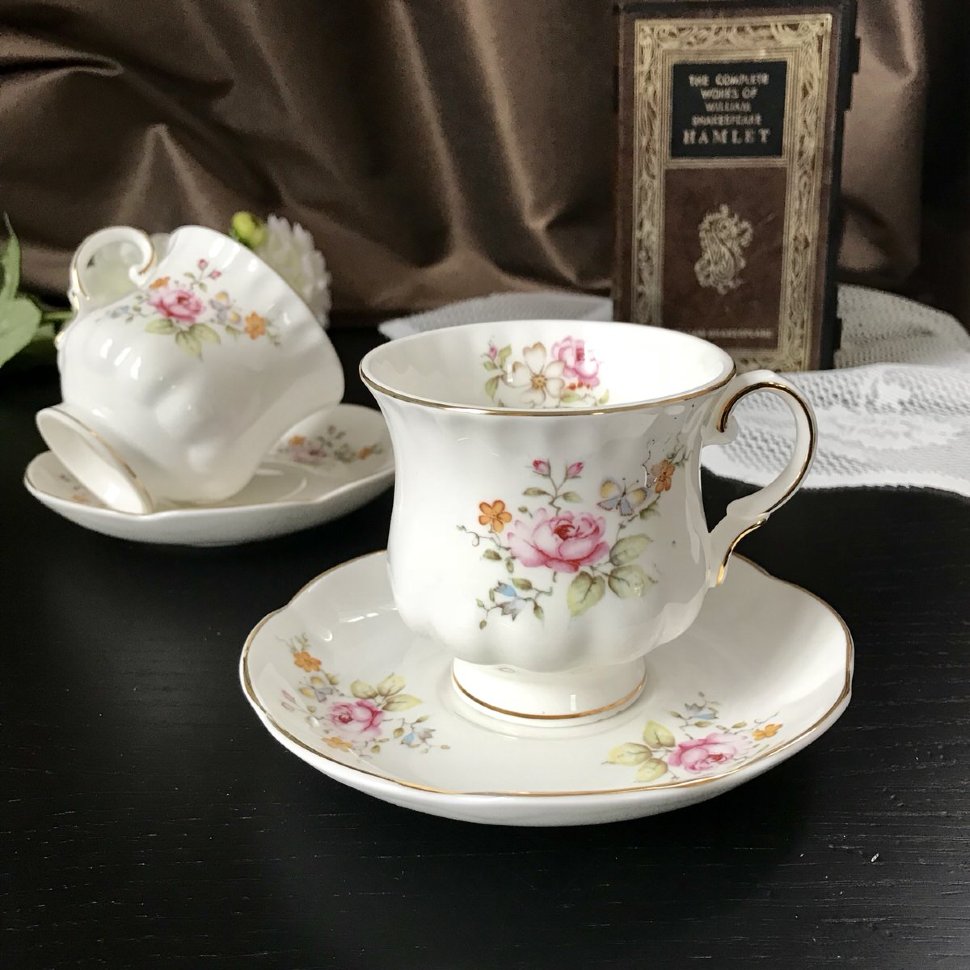 Кофейная пара розочки London Collection
