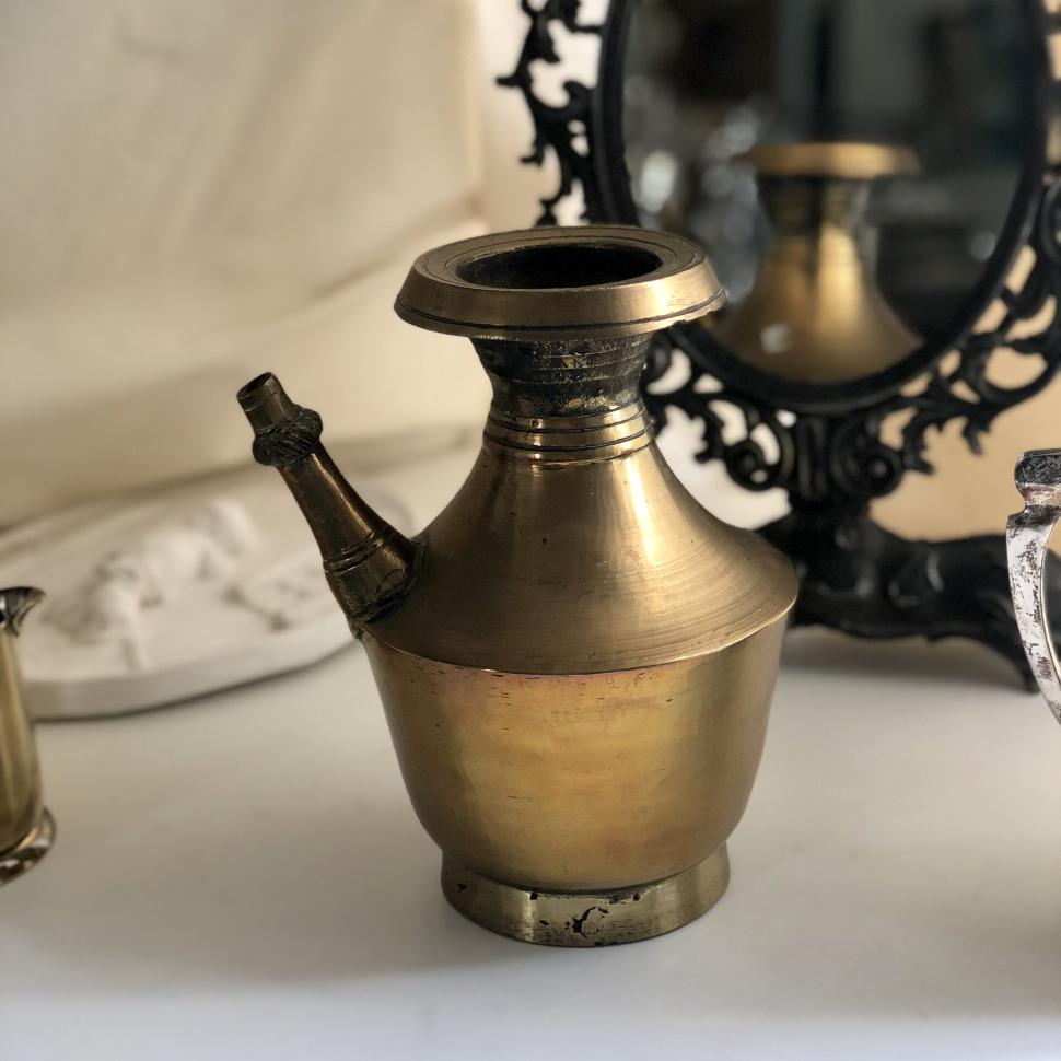 Кувшин с носиком 1,4 л латунь