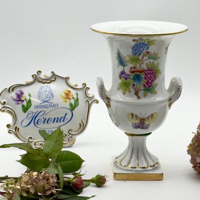 Ваза формы Медичи Herend Victoria pattern 25 см Венгрия