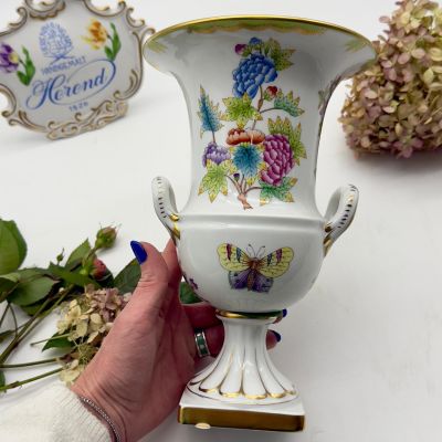 Ваза формы Медичи Herend Victoria pattern 25 см Венгрия