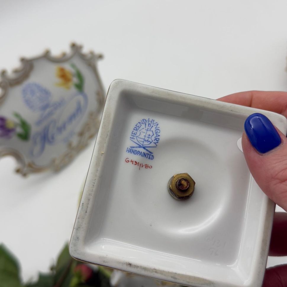 Ваза формы Медичи Herend Victoria pattern 25 см Венгрия