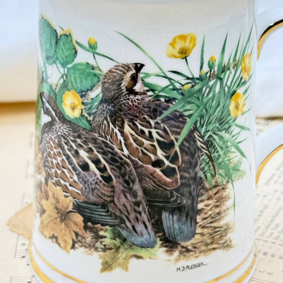 Кружка танкард Bobwhite Quail Hammersley Англия