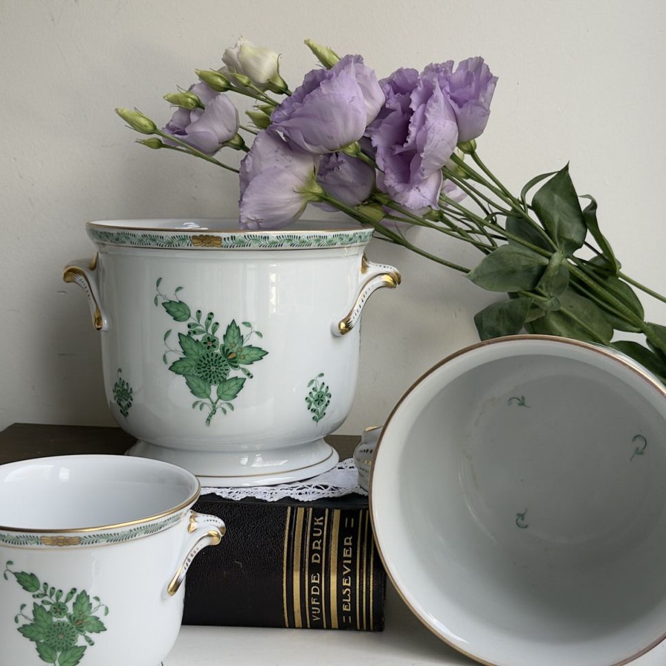 Ваза кашпо Herend Apponyi Chinese Bouquet 17 см Венгрия