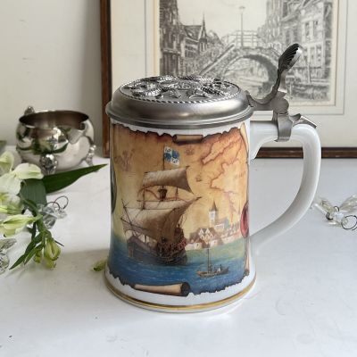 Кружка Franklin Mint 1991 музей Мореходства