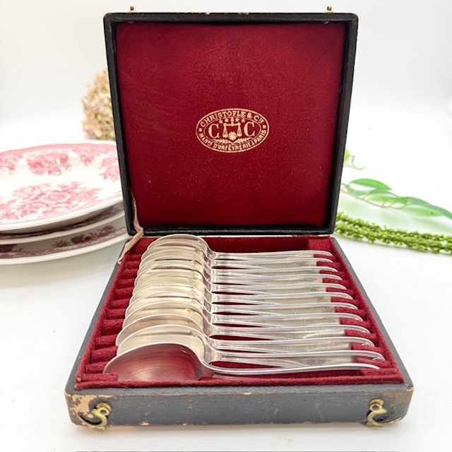 Ложка чайная Christofle Marot 14 см серебрение Франция