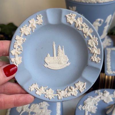 Пепельница Wedgwood 11 см бисквитный фарфор Англия