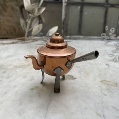 Чайник на ножках мини медь