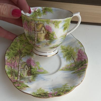 Чайная пара Royal Albert The Old Mill 200 мл Англия