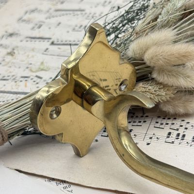 Вешалка крючок 18 см латунь