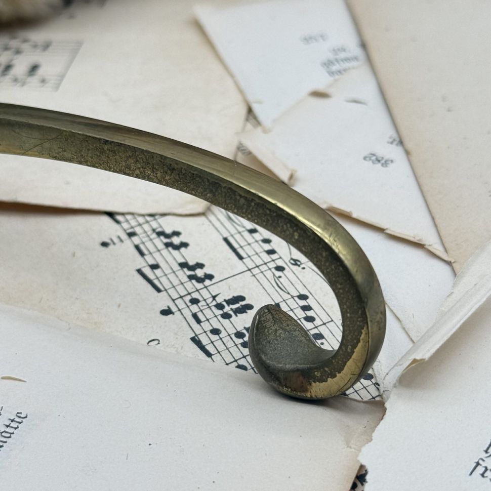 Вешалка крючок 18 см латунь