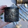 Чайница шкатулка овальной формы DE 9 см мельхиор серебрение Голландия