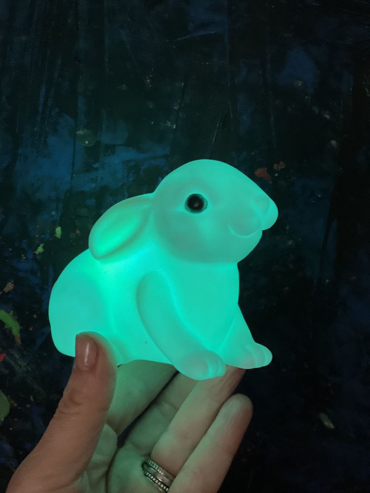 Светильник ночник 12 см Кролик