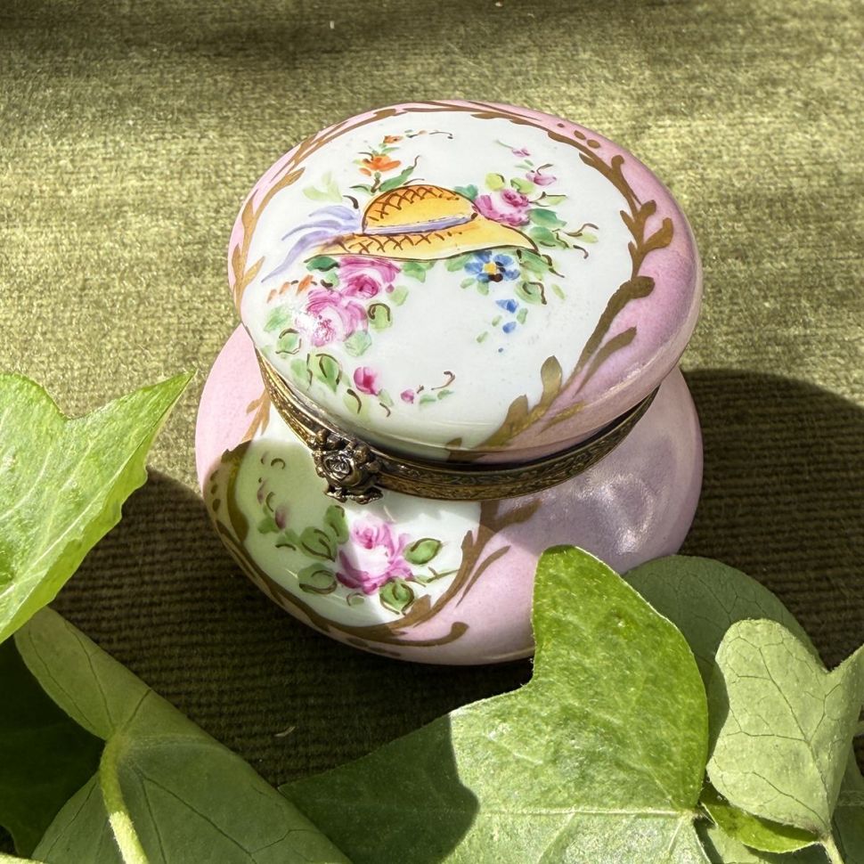 Шкатулка таблетница Limoges Daniel Moreau Франция